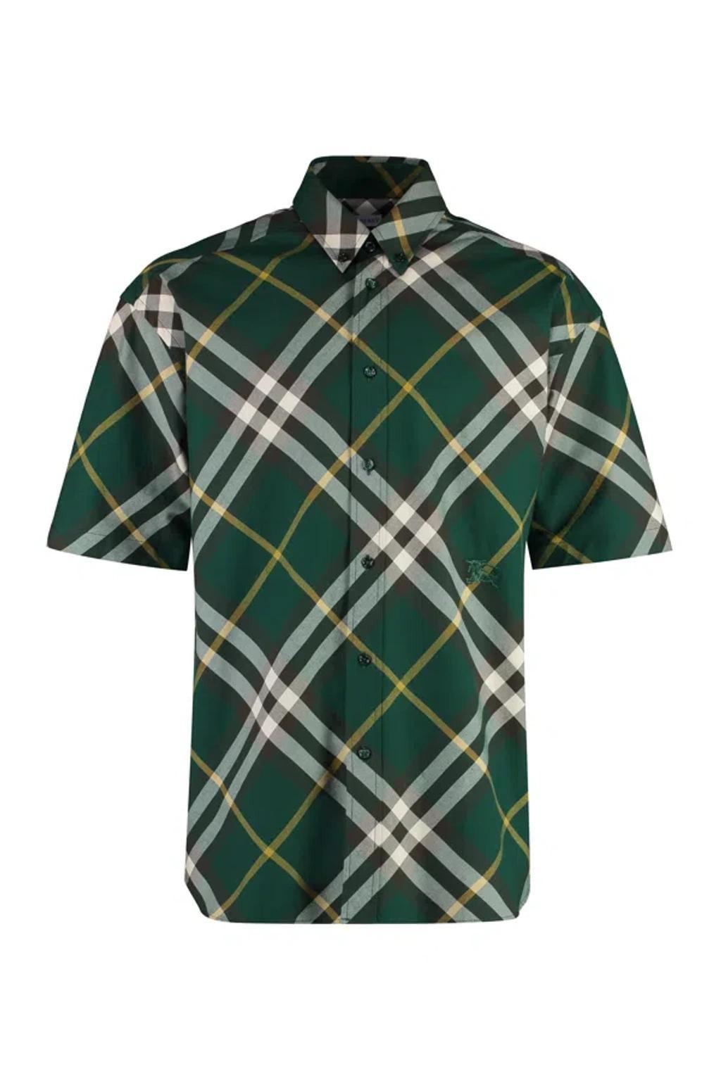 BURBERRY Shirts In Green Product Image