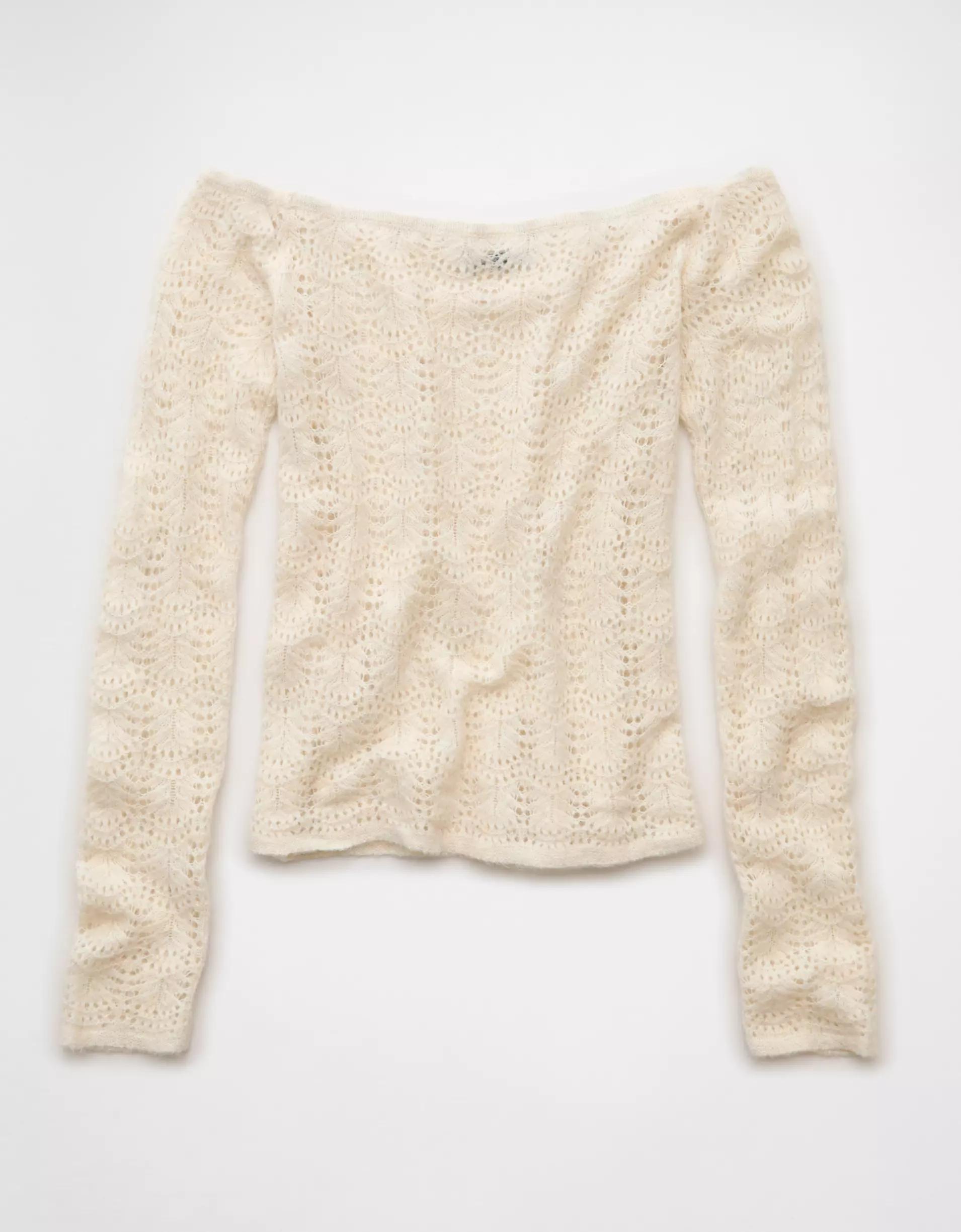 AE Off-The-Shoulder Sweater  Product Image