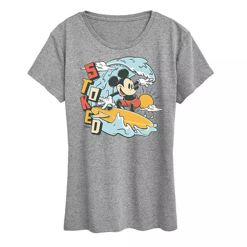Disney's Mickey Mouse Women's Stoked Graphic Tee,  Product Image