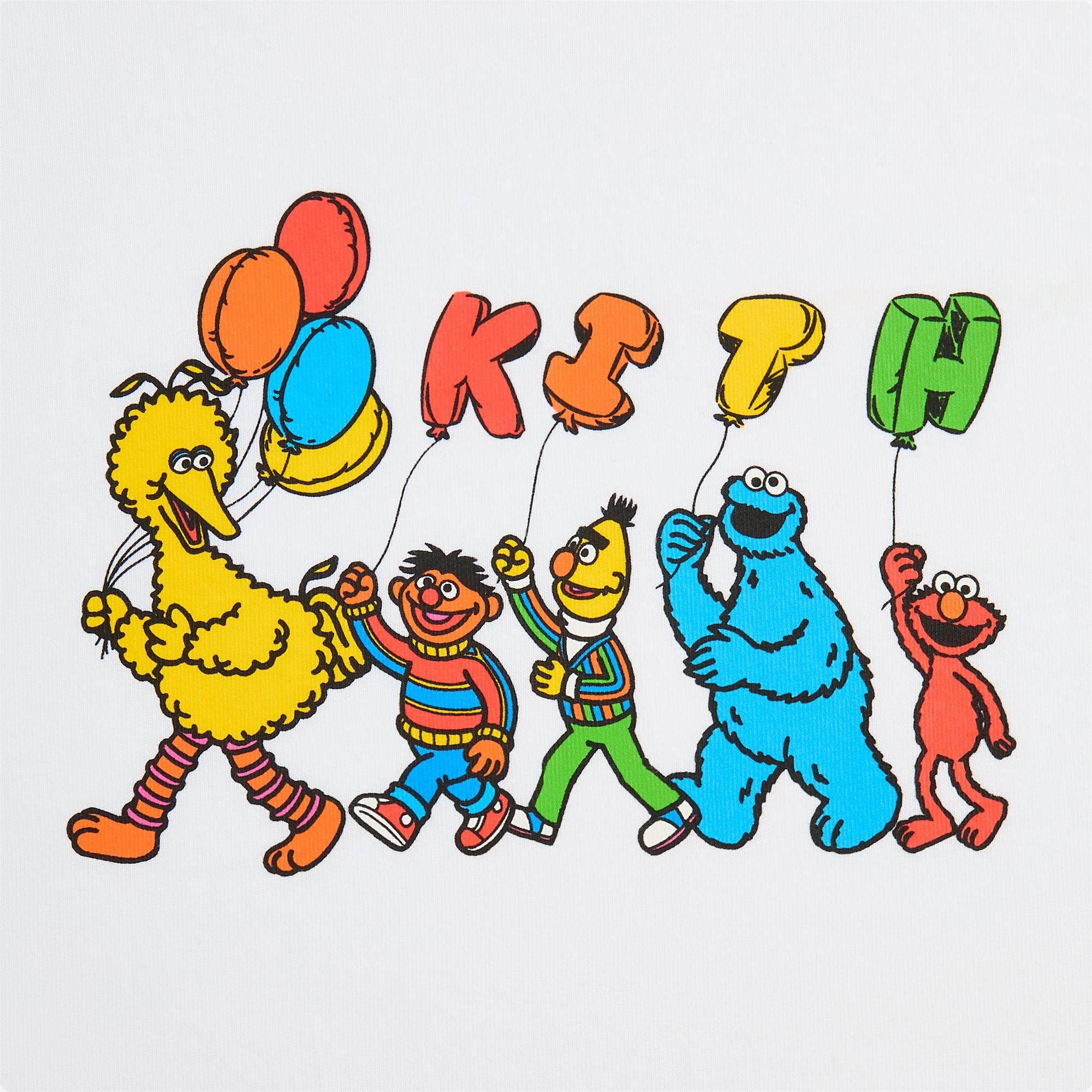 Kith for Sesame Street Balloon Tee - White Male Product Image