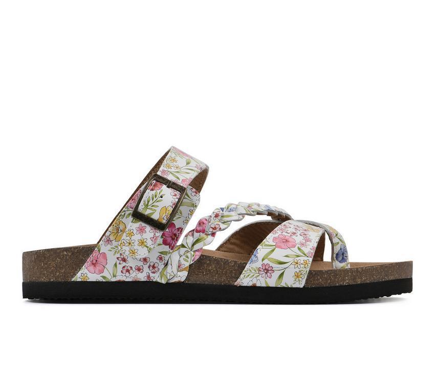 Women's White Mountain Hazy Footbed Sandals Product Image