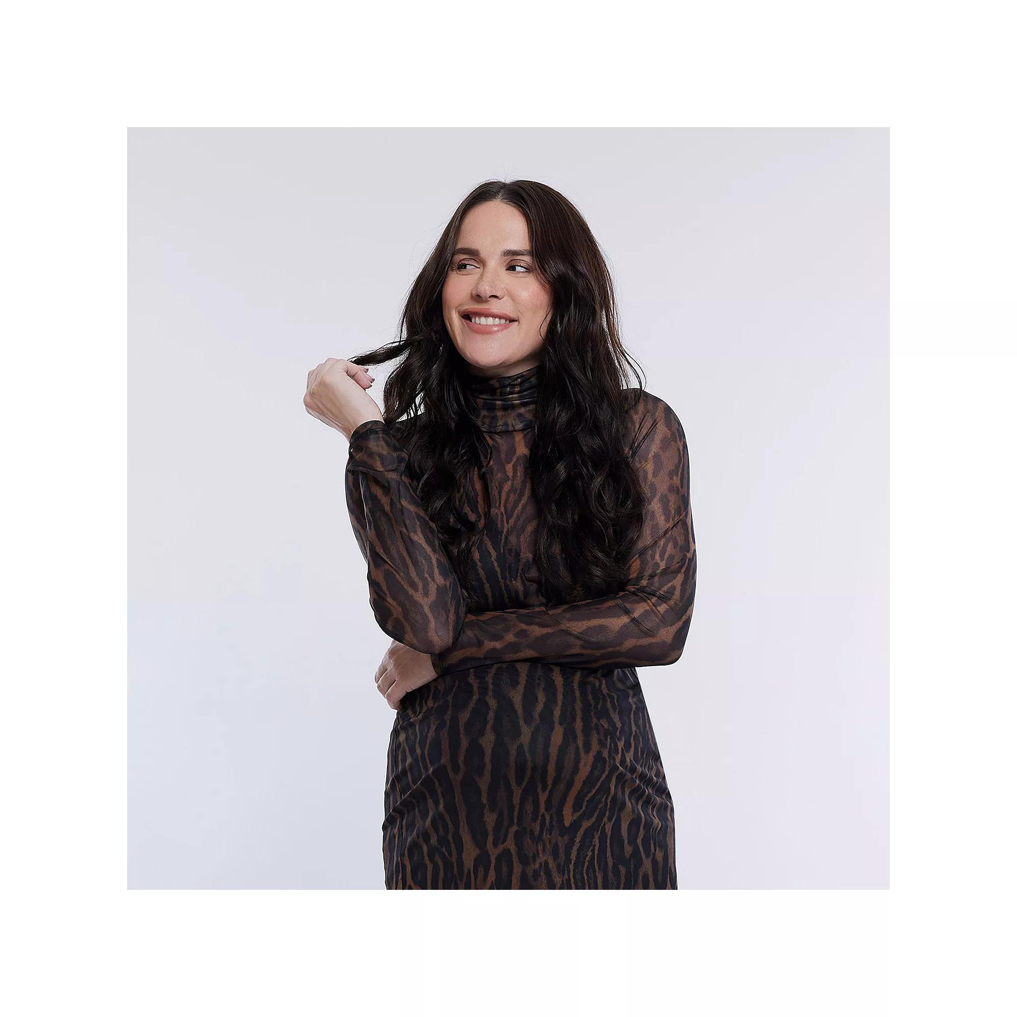 Maternity Motherhood® Turtleneck Long Sleeve Top, Women's,  Product Image