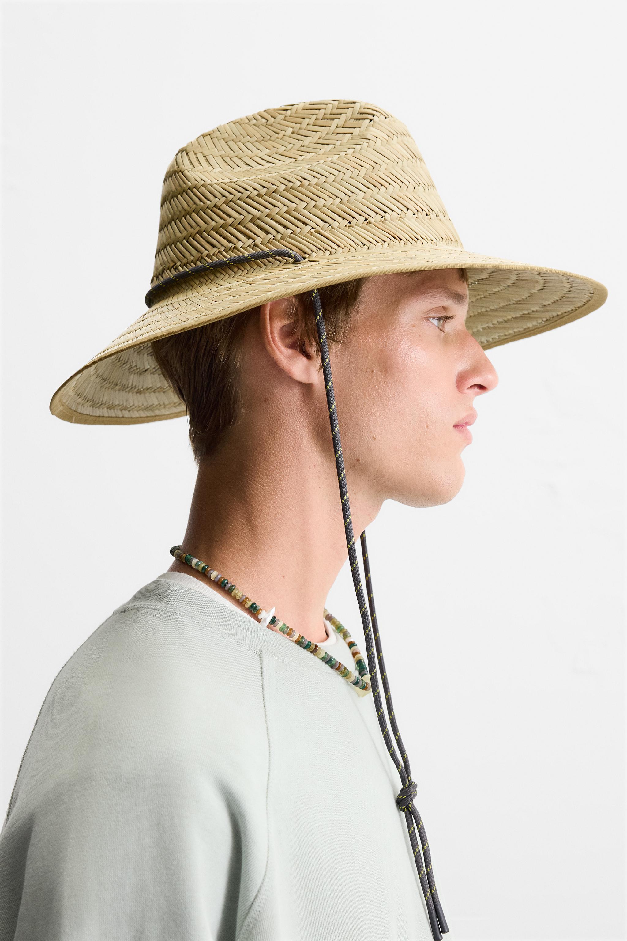 TIED WOVEN HAT Product Image