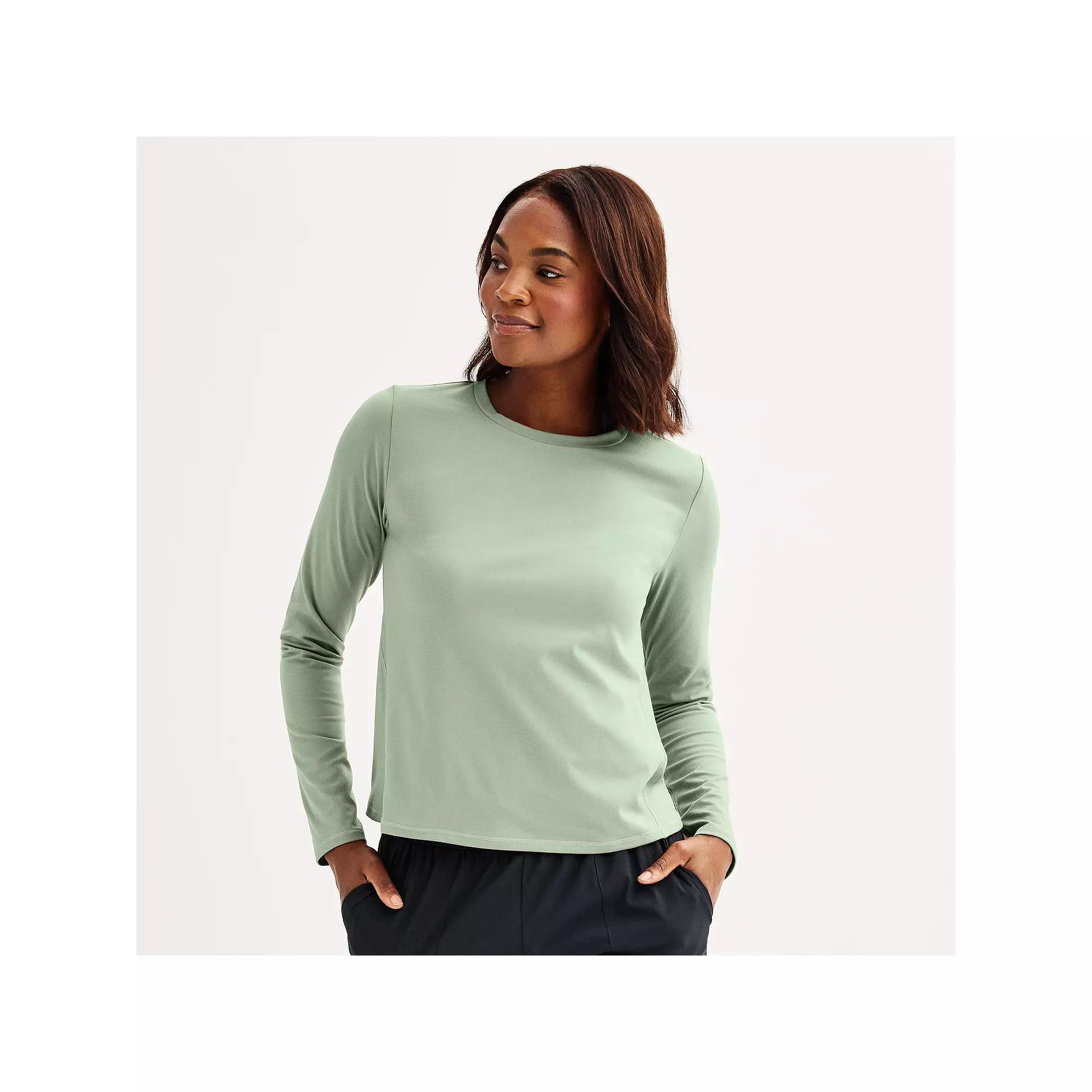 Women's Tek Gear® Essential Soft Long Sleeve Top,  Product Image