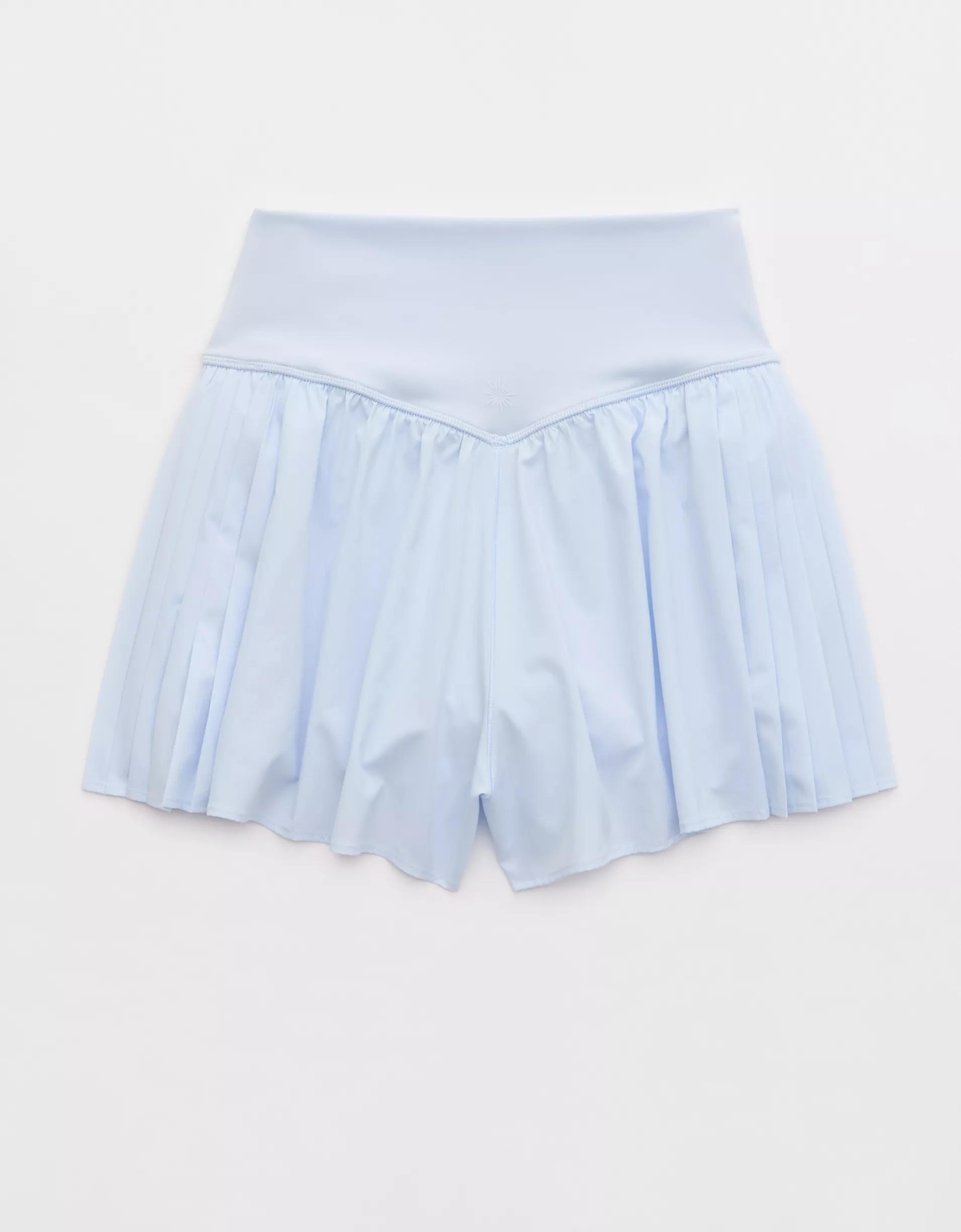 OFFLINE By Aerie Real Me Pleated Flowy Short Product Image