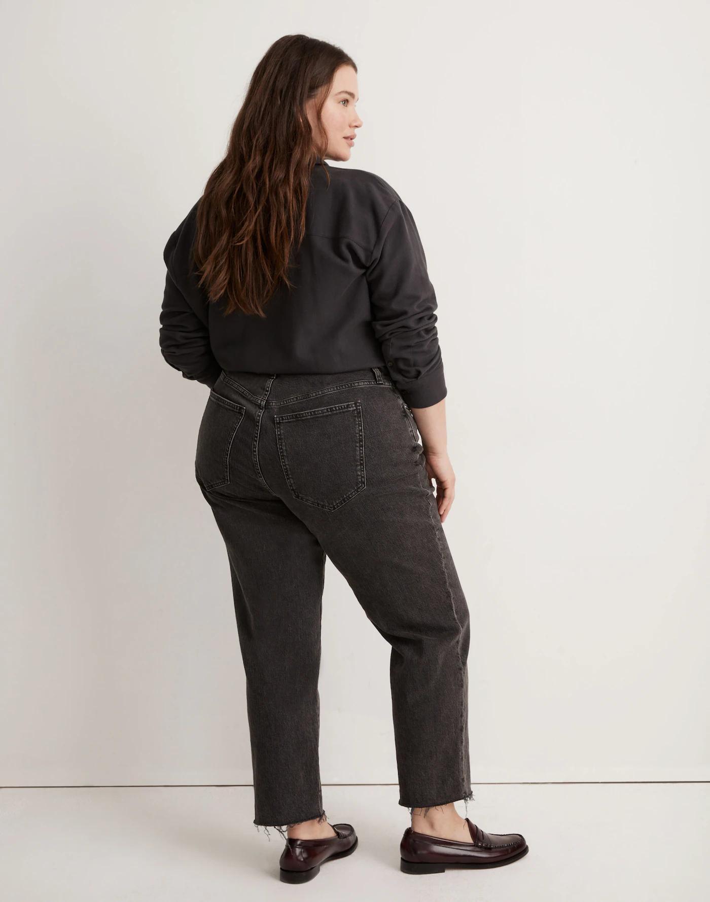 The Curvy Plus Perfect Vintage Straight Jean in Lunar Wash Product Image