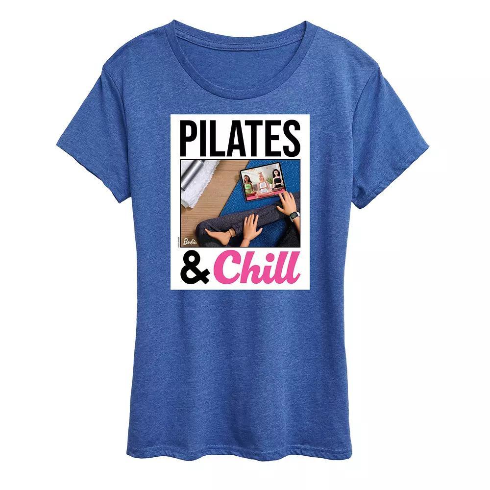 Women's Barbie® Pilates And Chill Graphic Tee,  Product Image