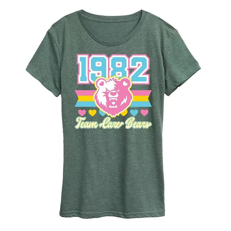 Women's Care Bears 1982 Team Graphic Tee, Size: XL, Blue Product Image