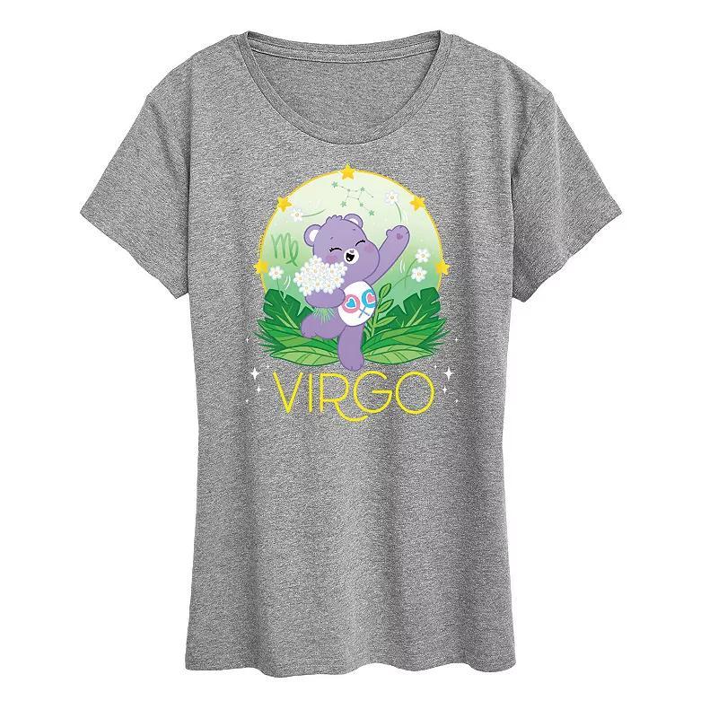 Women's Wildflower Garden Graphic Tee, Size: Large, Grey Gray Product Image