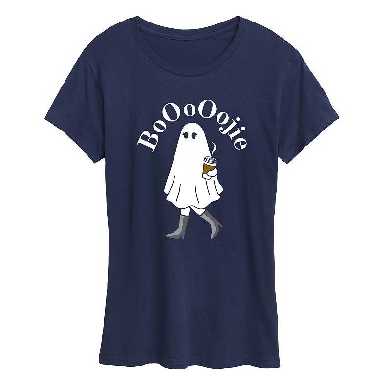 Womens Boojie Ghost Graphic Tee Blue Product Image