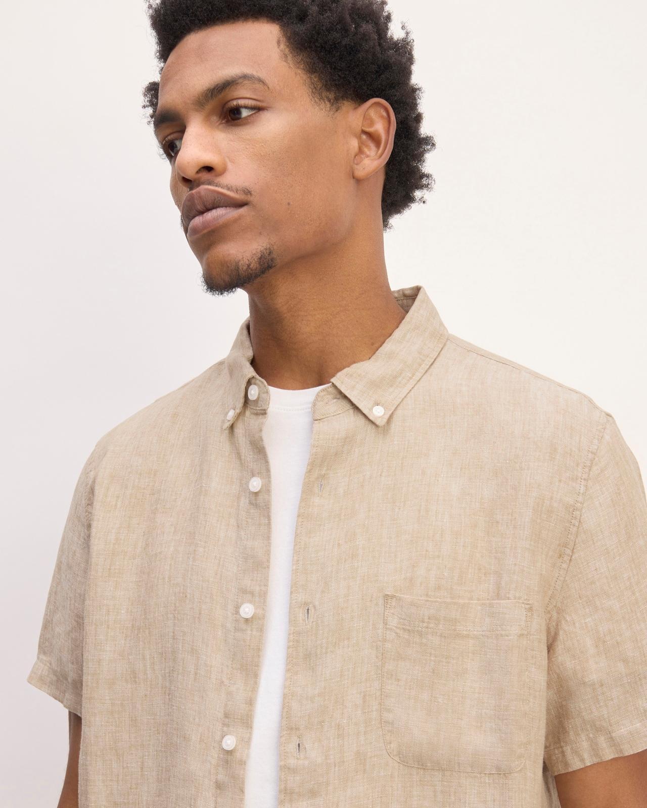 Mens Classic Short-Sleeve Shirt in Linen by Everlane Product Image