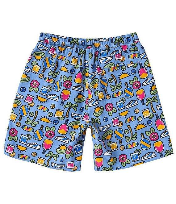 SAXX Pickleball Paradise Go Coastal 2N1 Volley 7#double; Swim Shorts Product Image