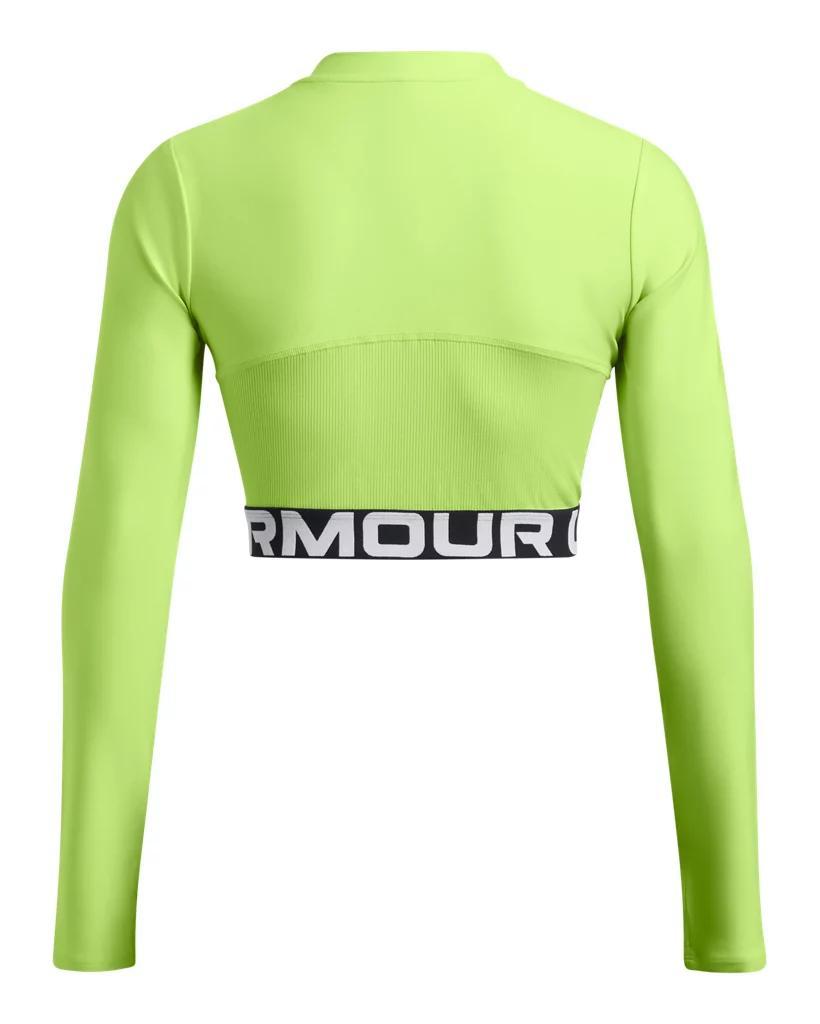 Women's HeatGear® Rib ¼ Zip Long Sleeve Product Image