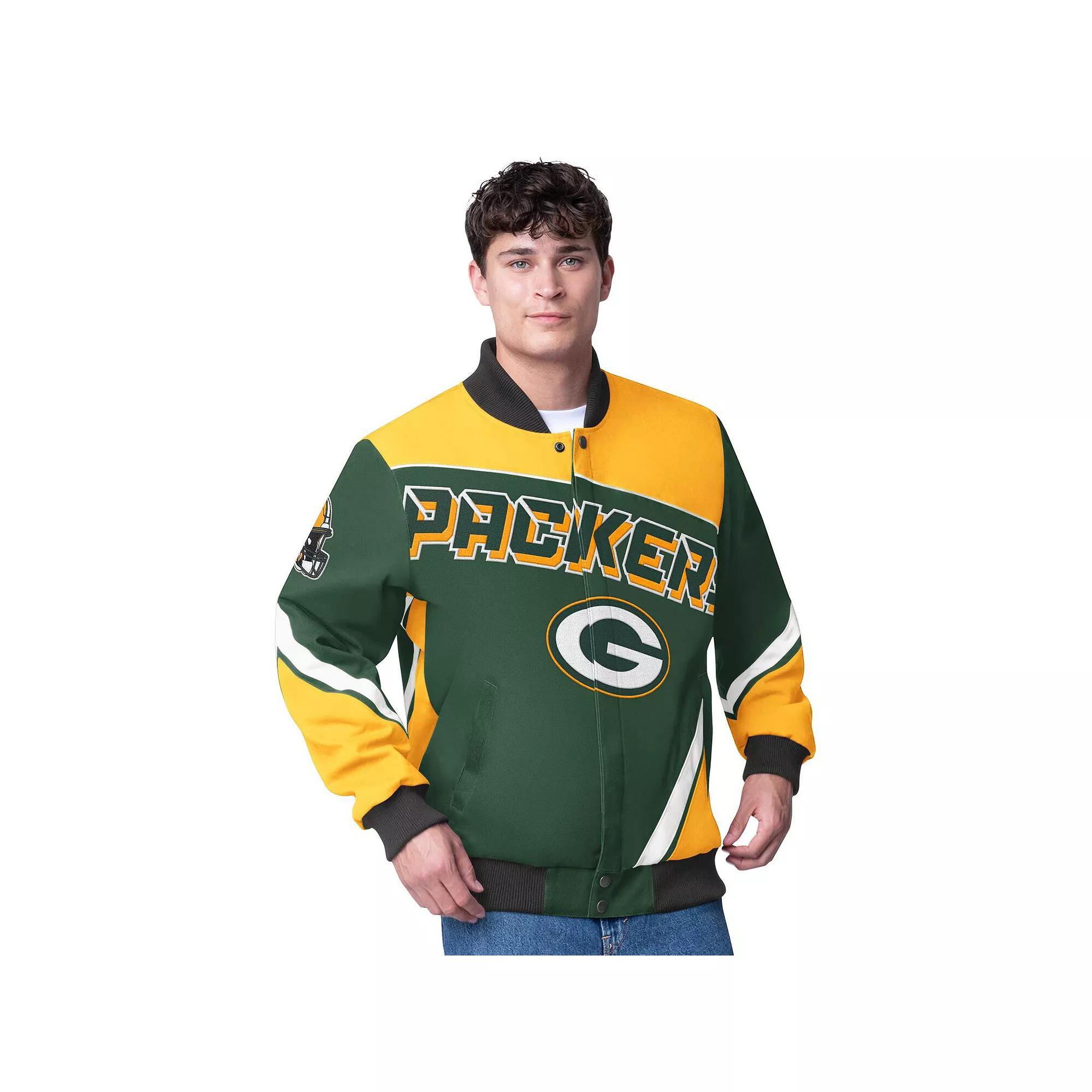 Mens G-III Extreme Bay Packers Maximum Racing Full-Zip Jacket Product Image