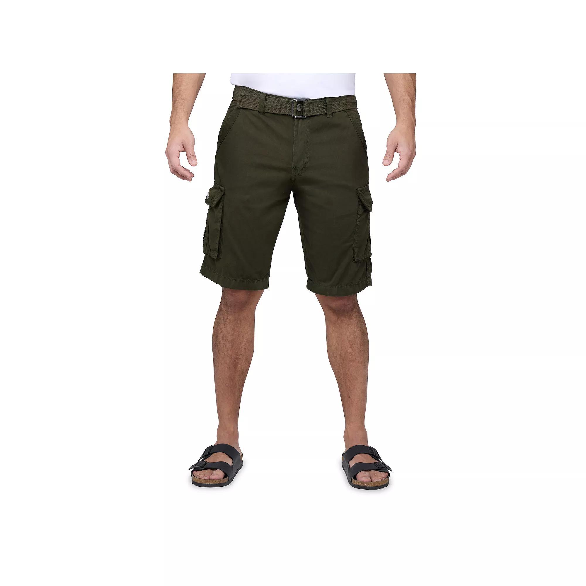 Men's RAW X by Xray Regular-Fit Belted Button Cargo Shorts,  Product Image