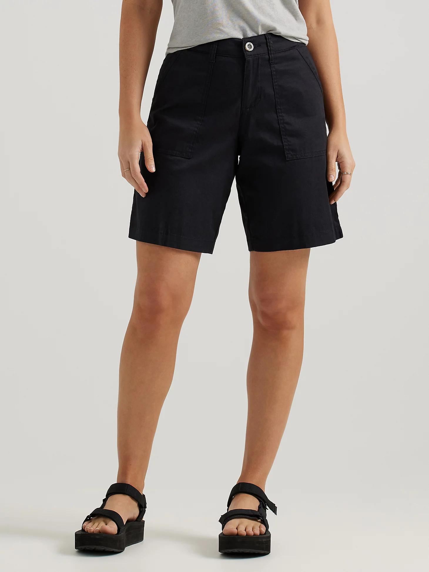 Women's Ultra Lux Comfort with Flex-To-Go Relaxed Fit Utility Bermuda | Women's Shorts | Lee® Product Image