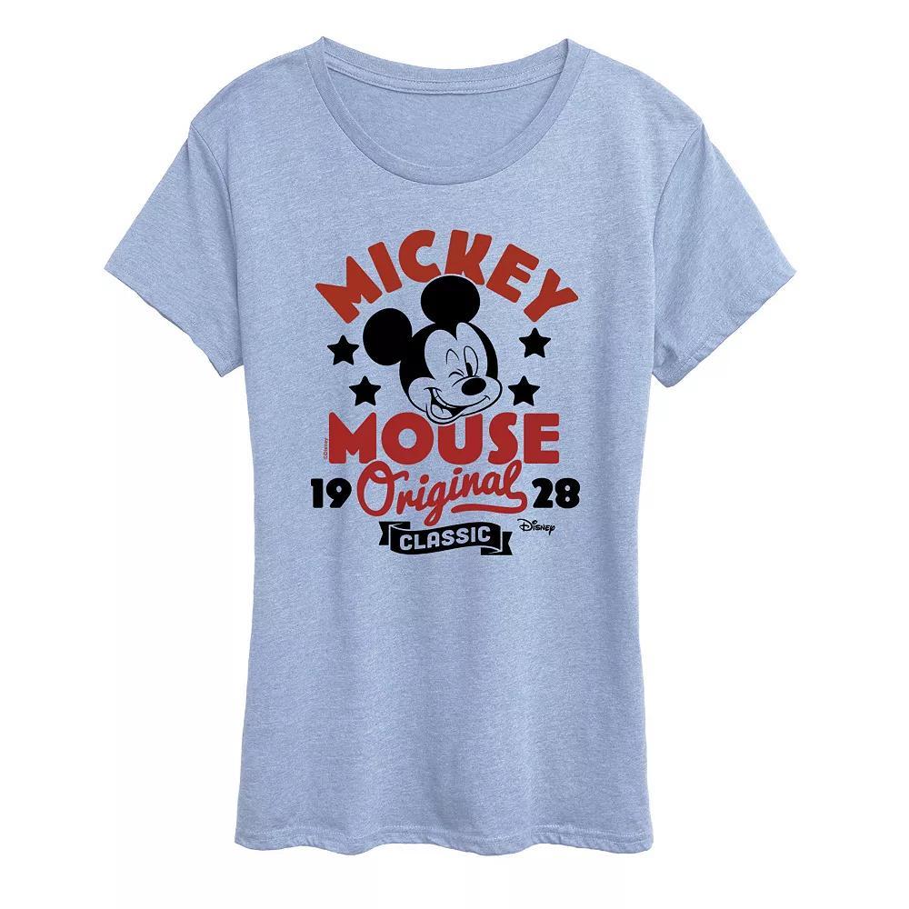 Disney's Mickey Mouse Women's Original Badge Graphic Tee,  Product Image