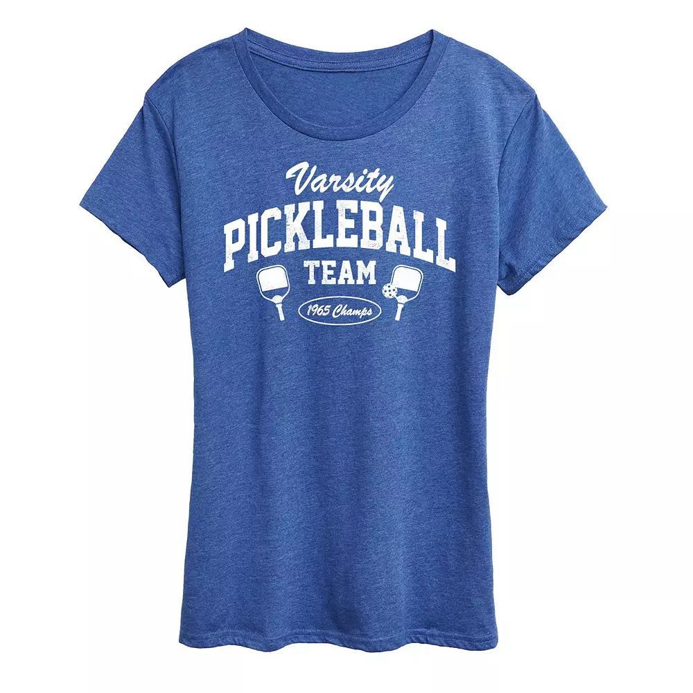 Plus Varsity Pickleball Graphic Tee, Women's,  Product Image