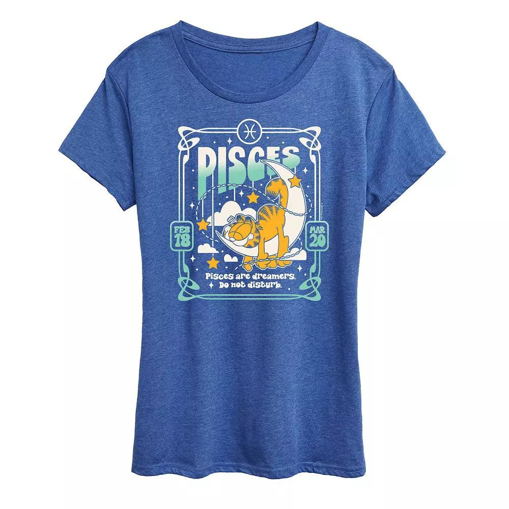 Plus Garfield Pisces Graphic Tee, Women's,  Product Image