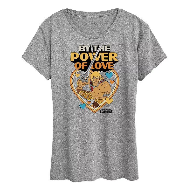 Women's Masters of the Universe Love Graphic Tee, Size: XXL, White Product Image