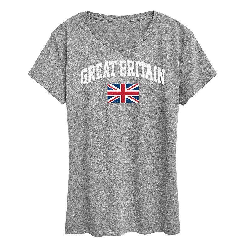 Women's Great Britain Flag Graphic Tee,  Product Image