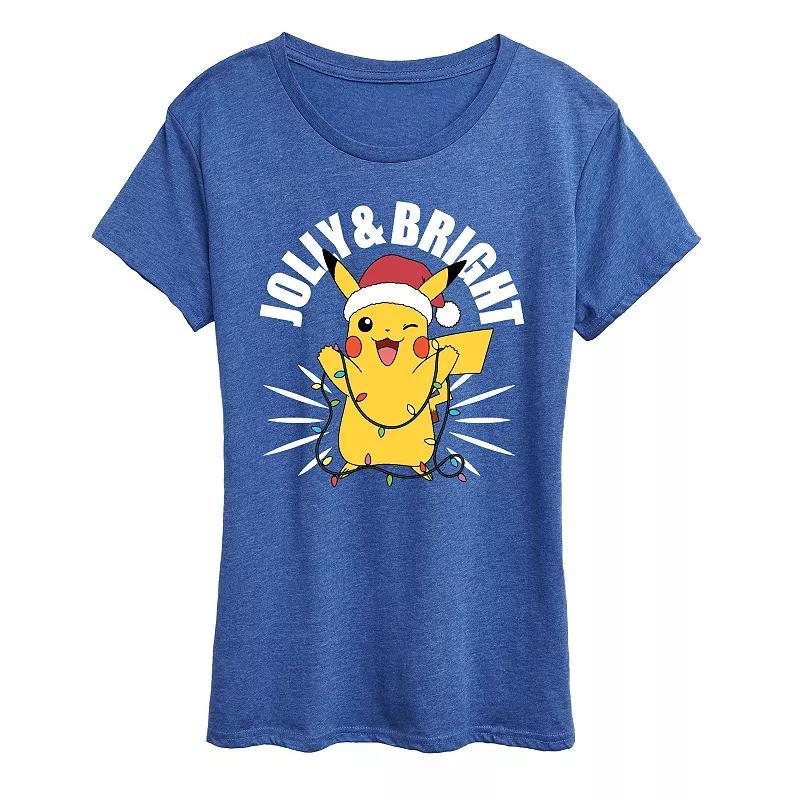 Women's Pokemon Merry And Bright Tee,  Product Image