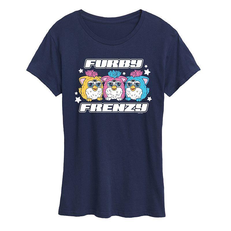 Women's Furby Frenzy Graphic Tee, Size: XL, Heather Grey Product Image