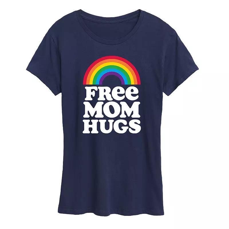 Women's Free Mom Hugs Graphic Tee, Girl's, Size: XL, Black Product Image