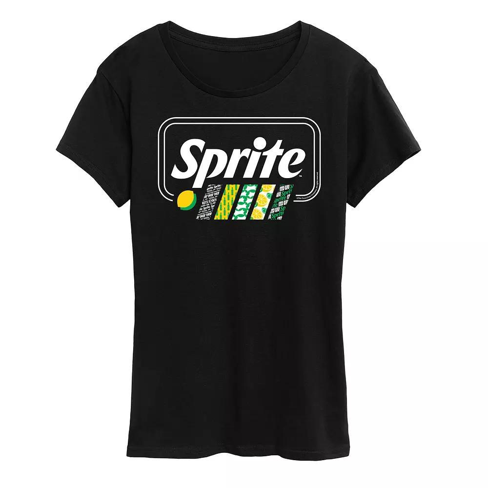 Women's Sprite Pattern Stripes Graphic Tee,  Product Image
