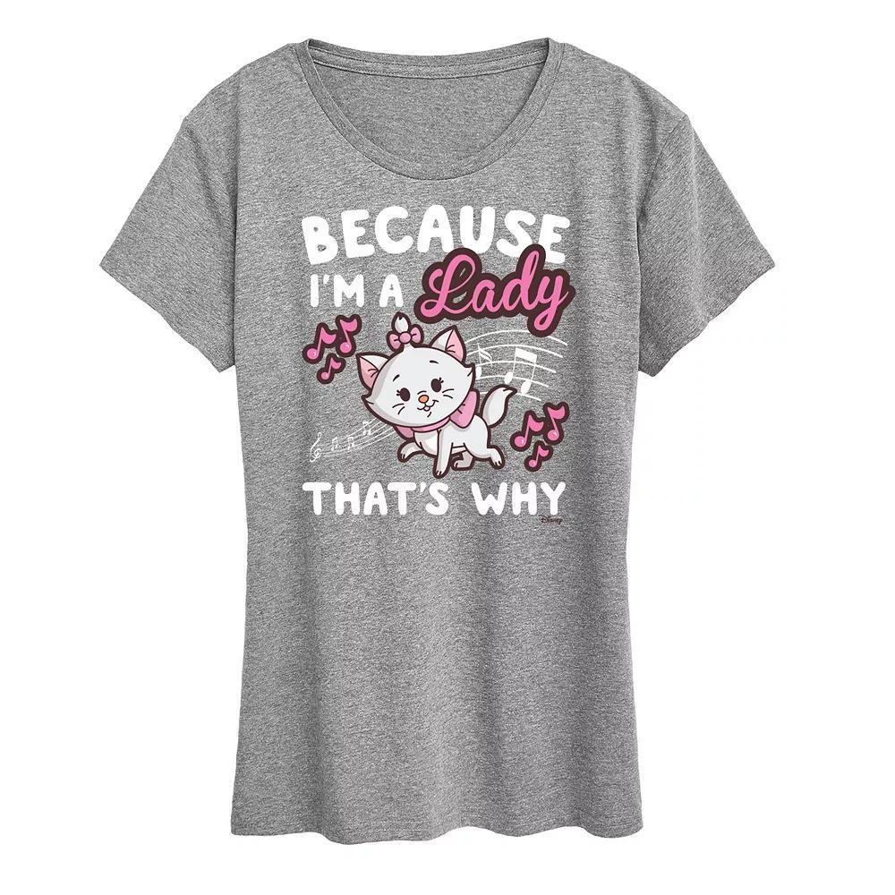 Disney's The Aristocats Women's I'm A Lady Graphic Tee, Girl's,  Product Image