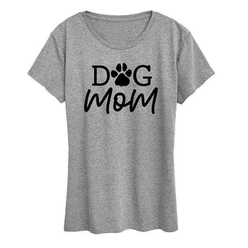 Women's Dog Mom Graphic Tee, Girl's, Size: Small, White Product Image