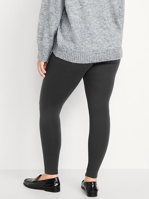 High-Waisted Fleece-Lined Leggings Product Image