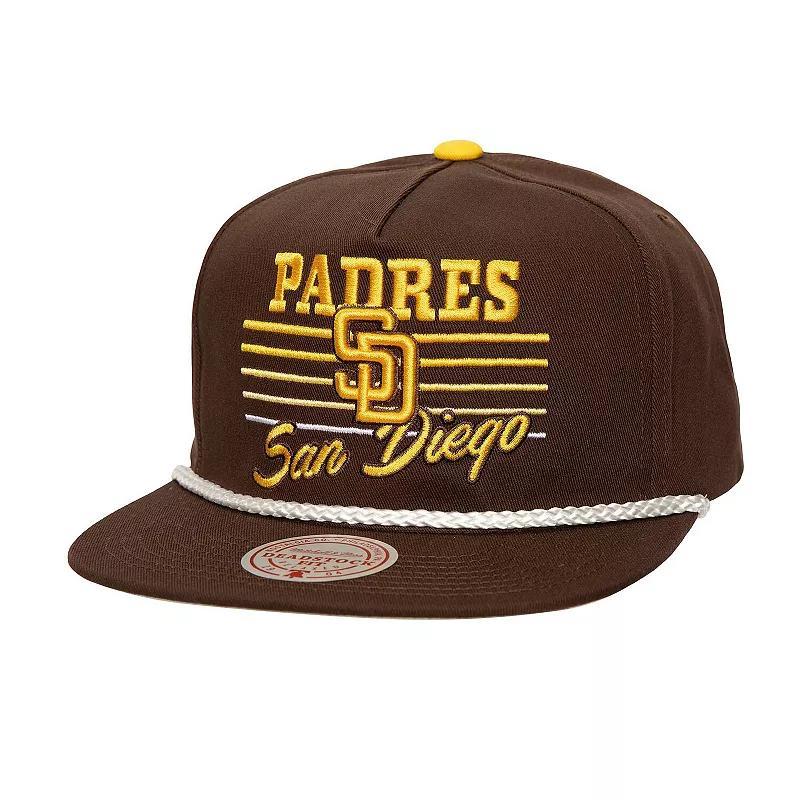 Mens Mitchell & Ness San Diego Padres Radiant Lines Deadstock Snapback Hat Product Image