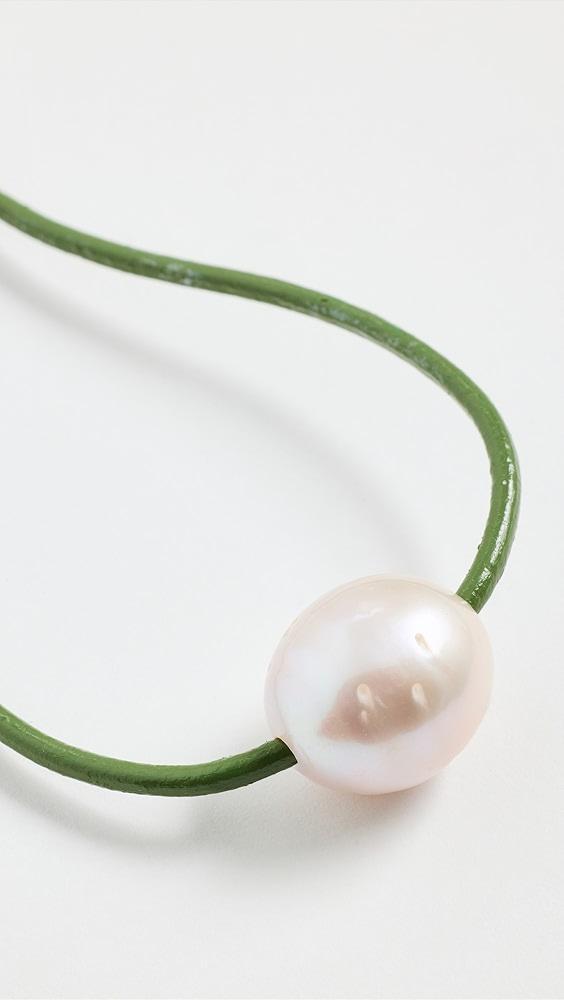 HART Palm Green Pearl Necklace Cord Necklace | Shopbop Product Image