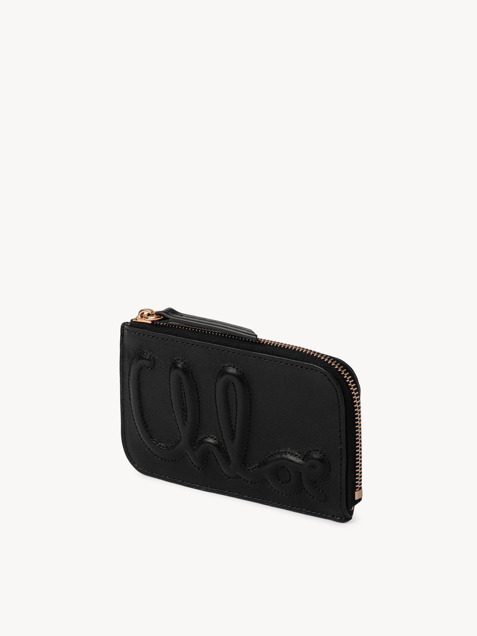 C Chloé small purse with card slots in shiny leather Product Image