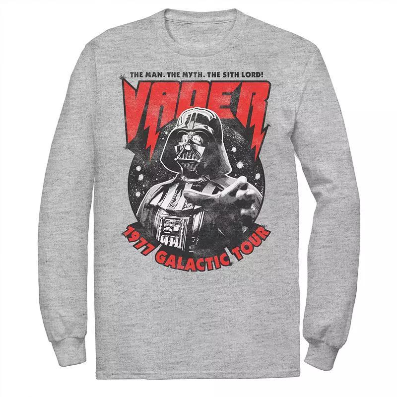 Men's Star Wars Vader 1977 Galactic Tour Metal Poster Tee, Size: Small, White Product Image