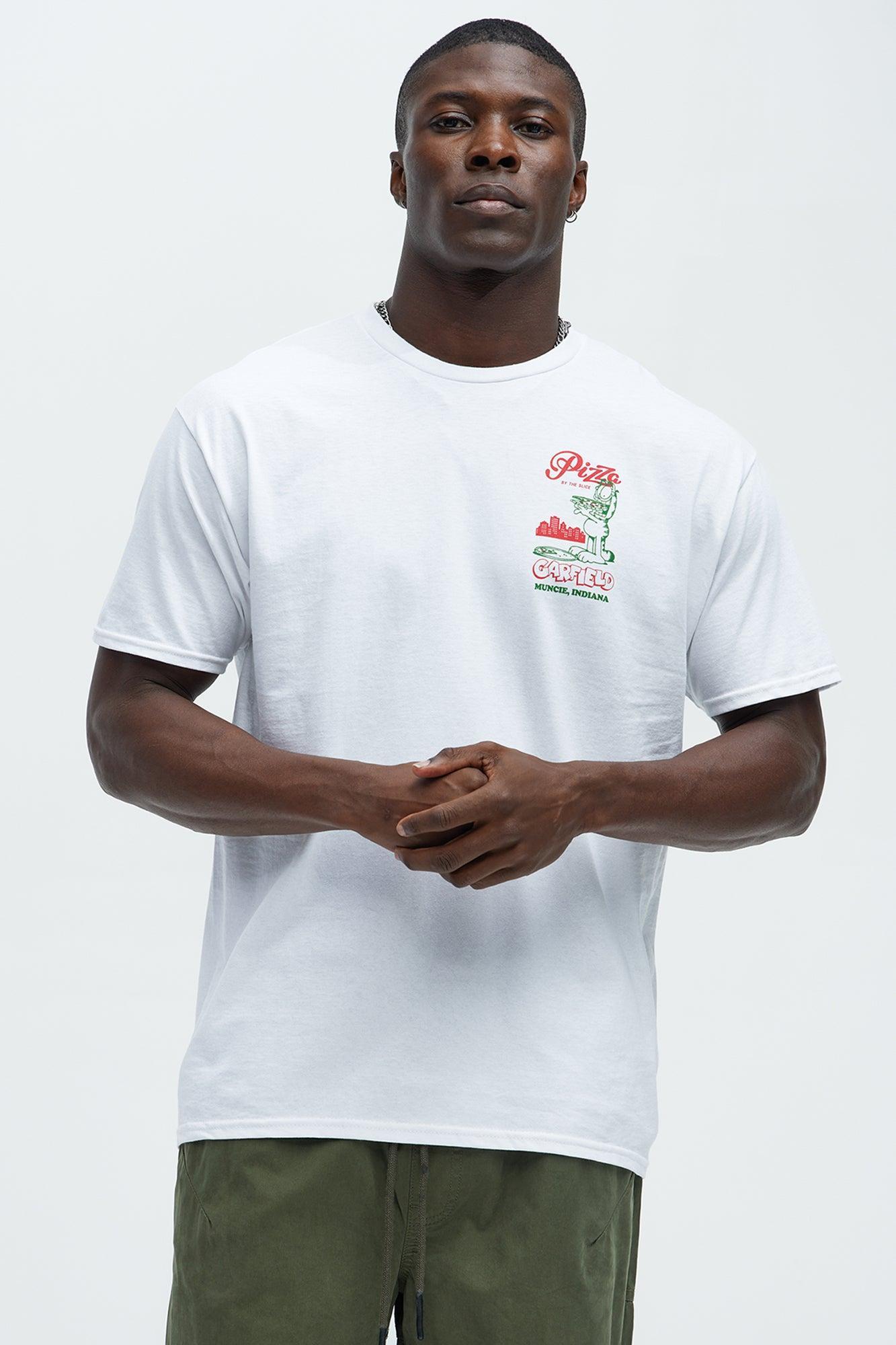 Garfield Pizza Co. Short Sleeve Tee - White Product Image