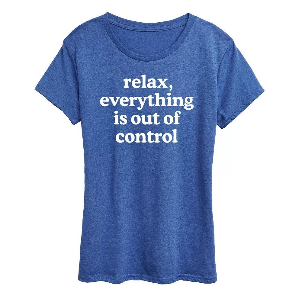 Women's Relax Out Of Control Graphic Tee, Girl's,  Product Image