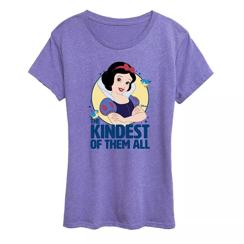 Disney Princess Snow White Women's The Kindest Of Them All Graphic Tee,  Product Image