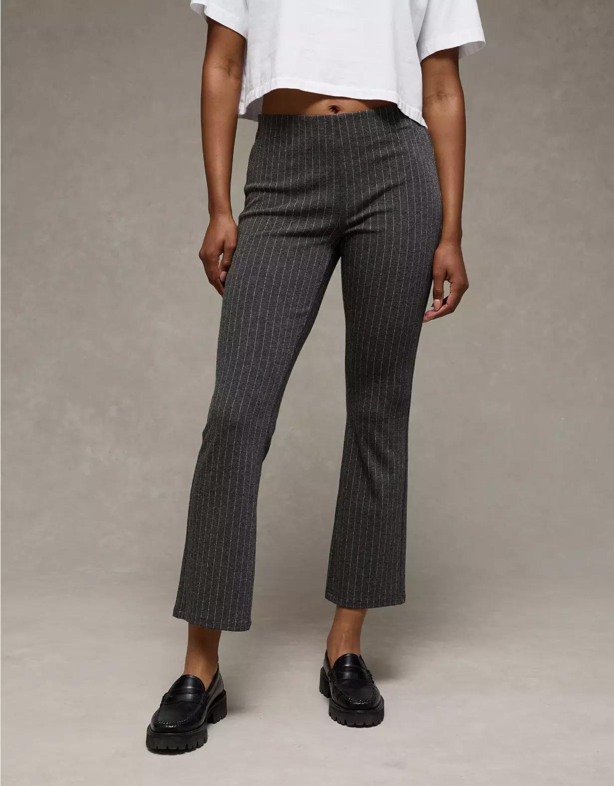 AE Stretch High-Waisted Ankle Skinny Kick Pant Product Image