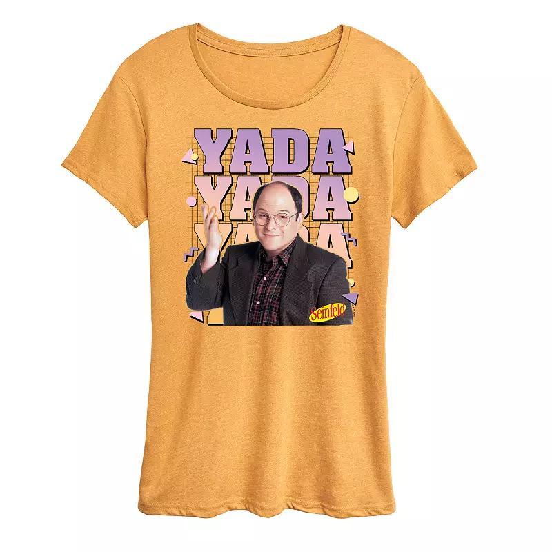 Women's Seinfeld Yada Yada Graphic Tee, Size: XXL, Grey Green Product Image