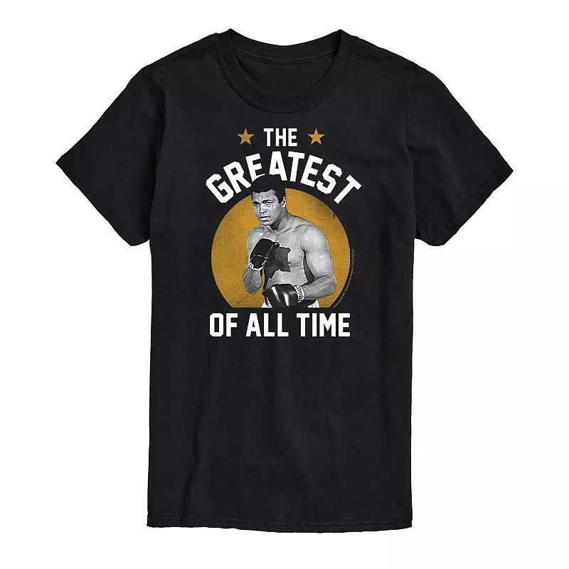 Big & Tall Muhammad Ali The Greatest Tee, Men's, Size: 5XB, Black Product Image