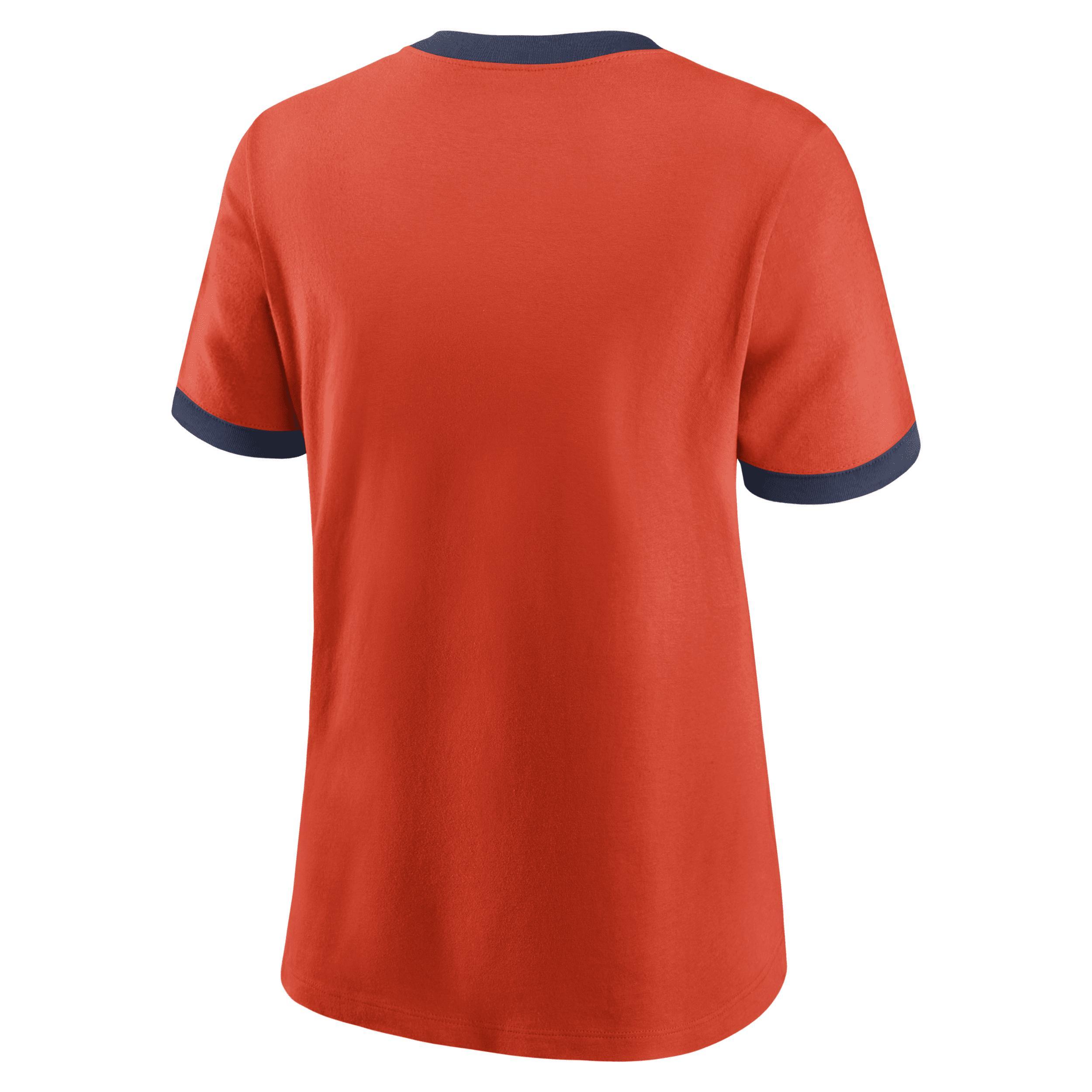 Houston Astros City Connect Nike Womens MLB Ringer T-Shirt Product Image