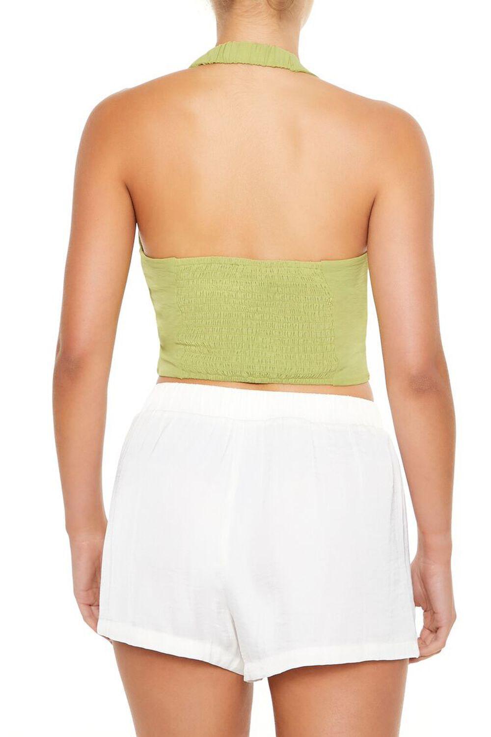 Ruched Halter Crop Top | Forever 21 Product Image