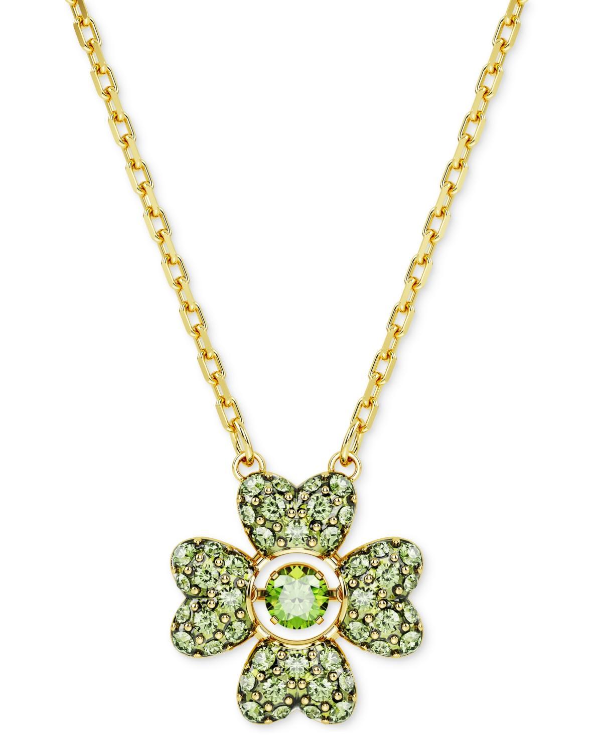 Swarovski Idyllia Crystal Clover Pendant Necklace, 14.96-17.72 Product Image