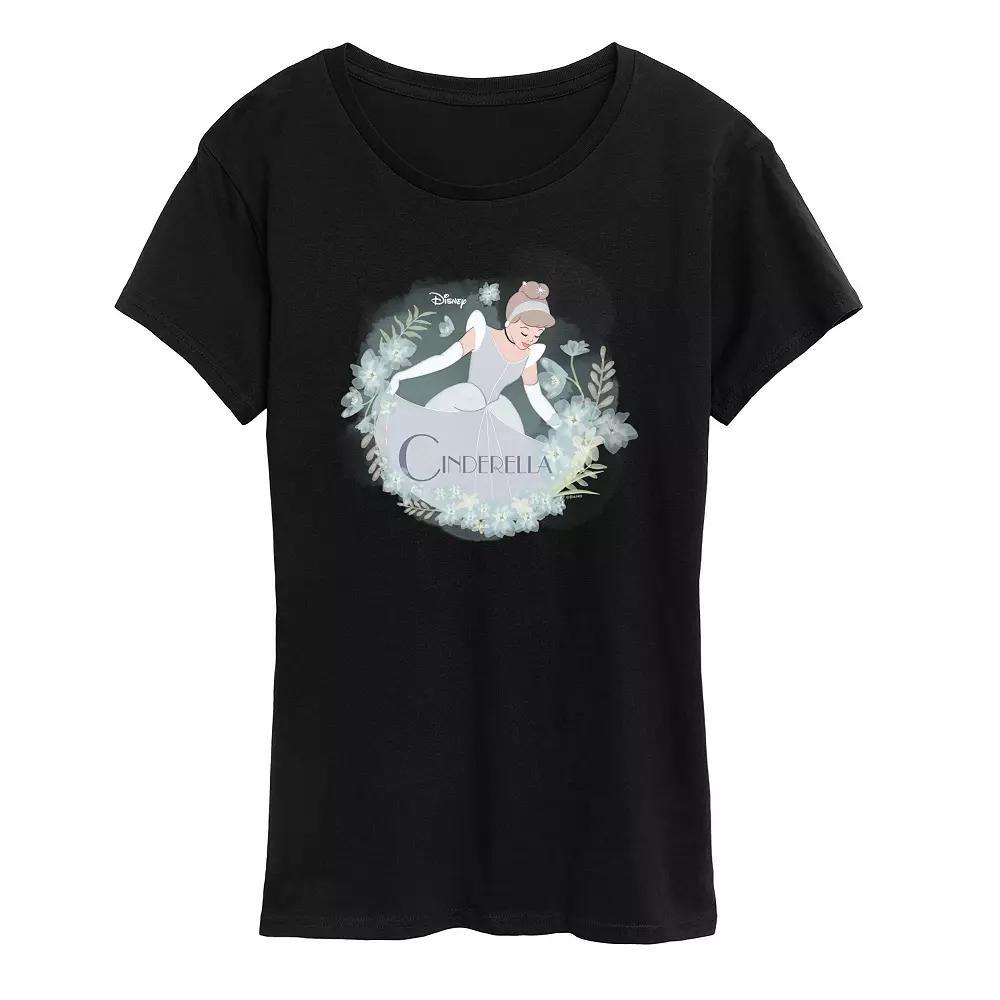 Disney Princess Cinderella Women's Graphic Tee, Girl's,  Product Image