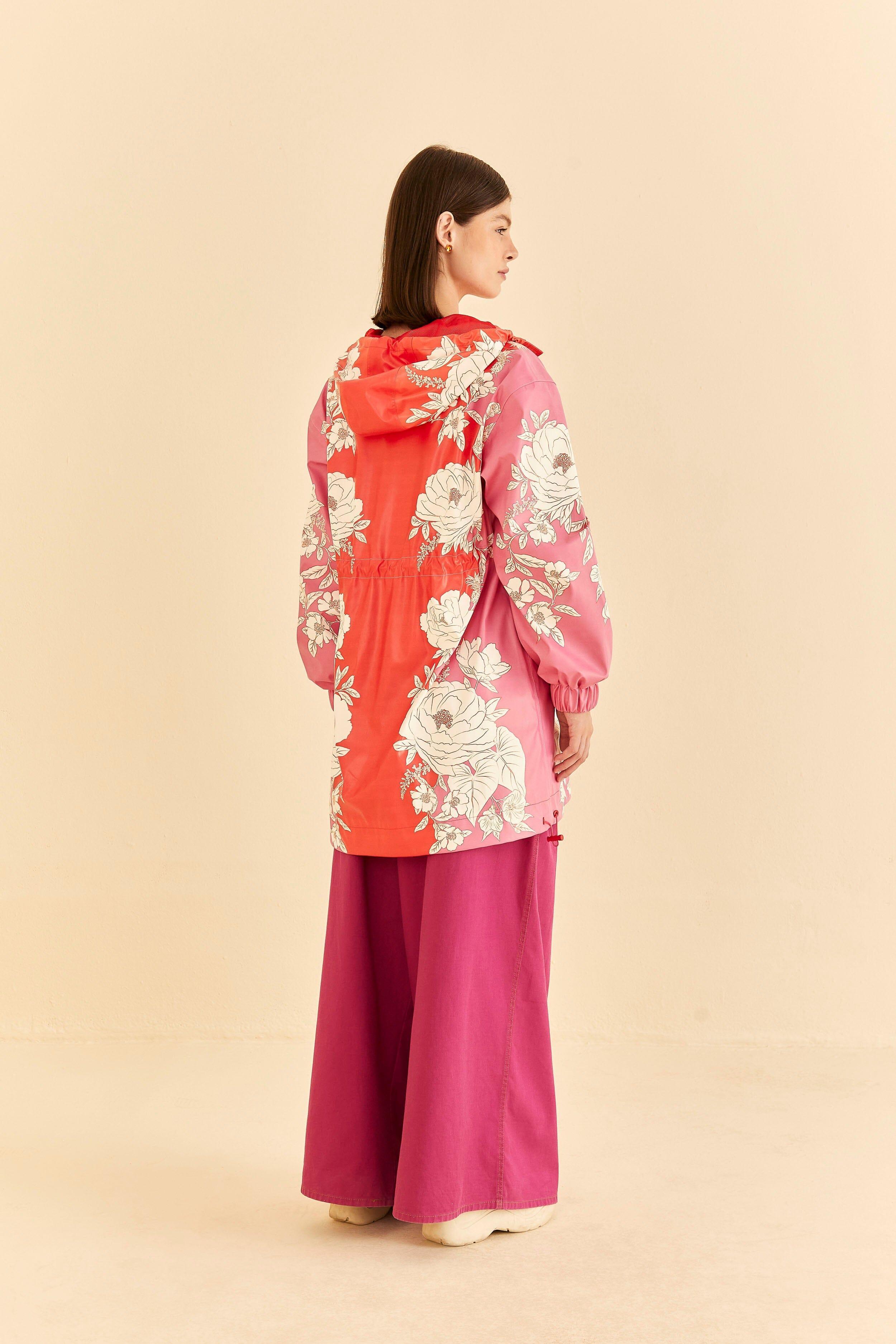 Pink Soft Garden Raincoat Product Image