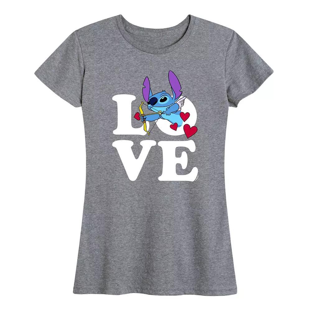 Disney's Lilo & Stitch Women's Love Cupid Graphic Tee,  Product Image