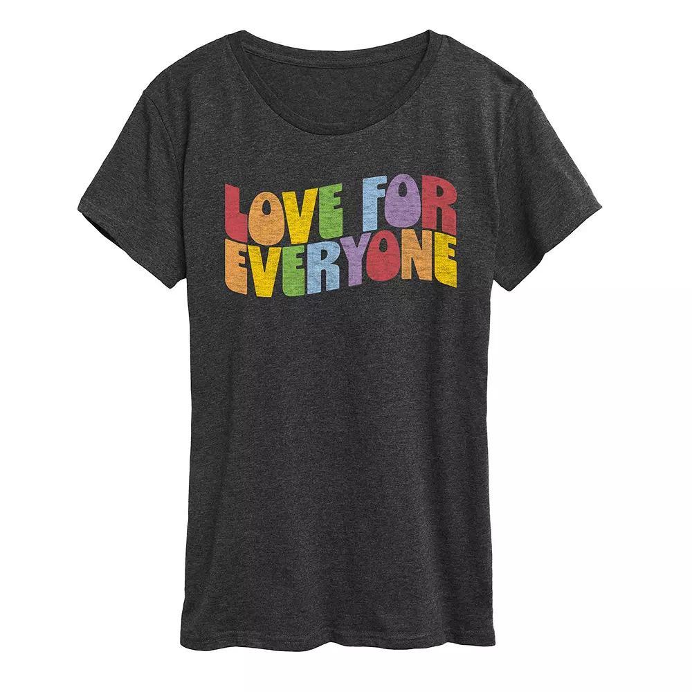 Women's Love For Everyone Pride Graphic Tee,  Product Image