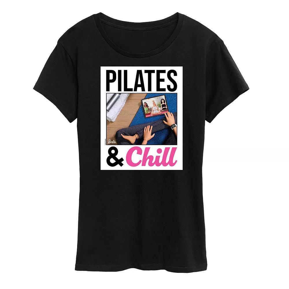 Women's Barbie® Pilates And Chill Graphic Tee,  Product Image